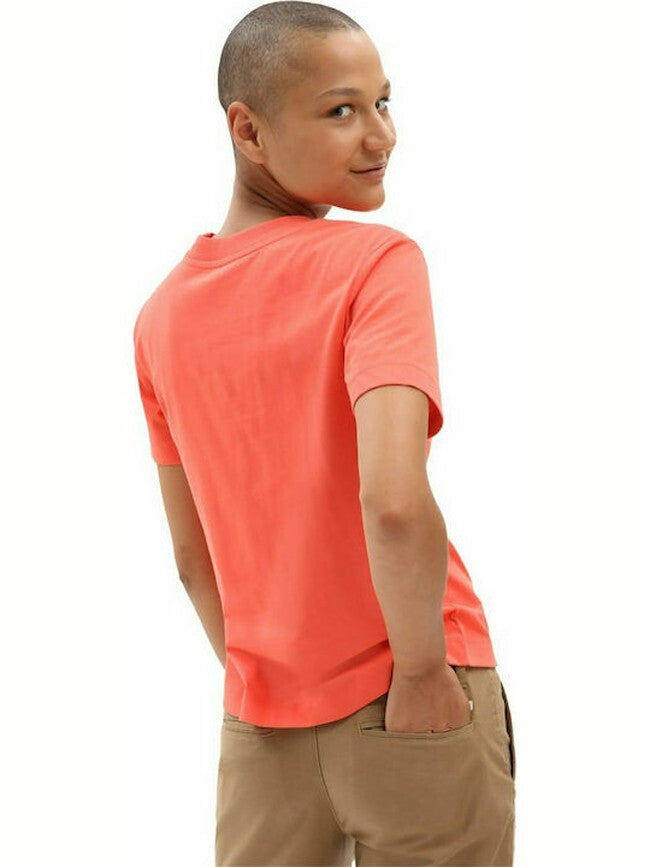 Vans Womens Boxy T-Shirt / Hot Coral Pink / RRP £22