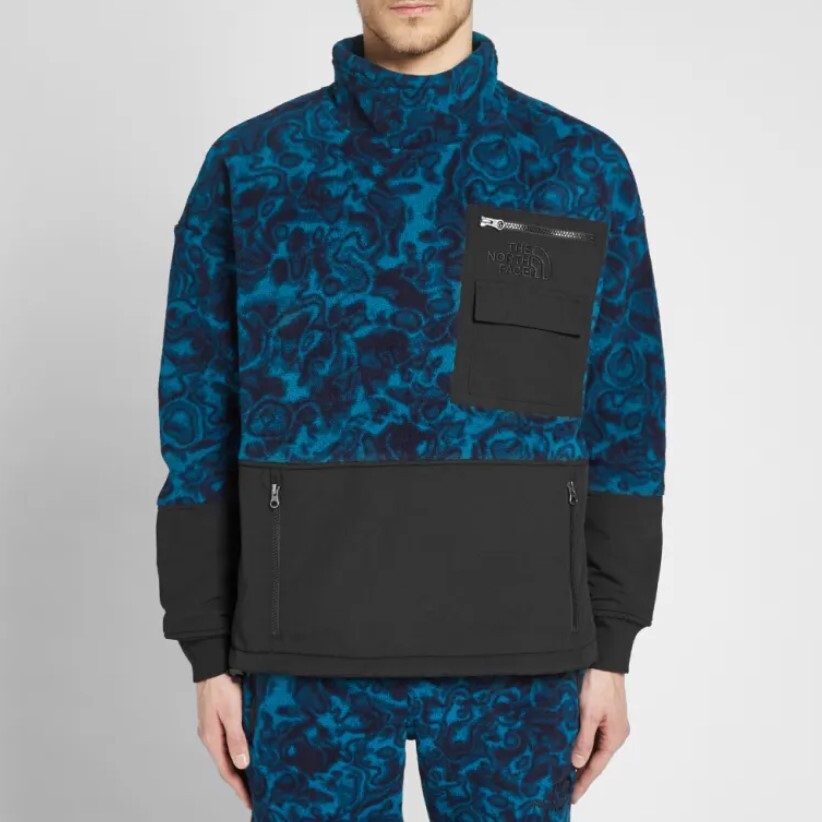 The North Face Men’s 94 RAGE Classic Fleece P/O Jacket – Blue Coral 1994 Rage