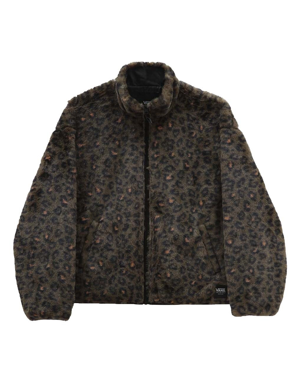 Vans Womens Forevermore Faux Fur Jacket / Leopard / RRP £110