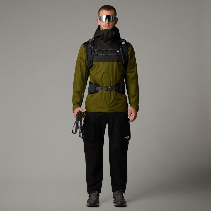 The North Face Mens Quest Zip In Rain Jacket / Olive / RRP £130
