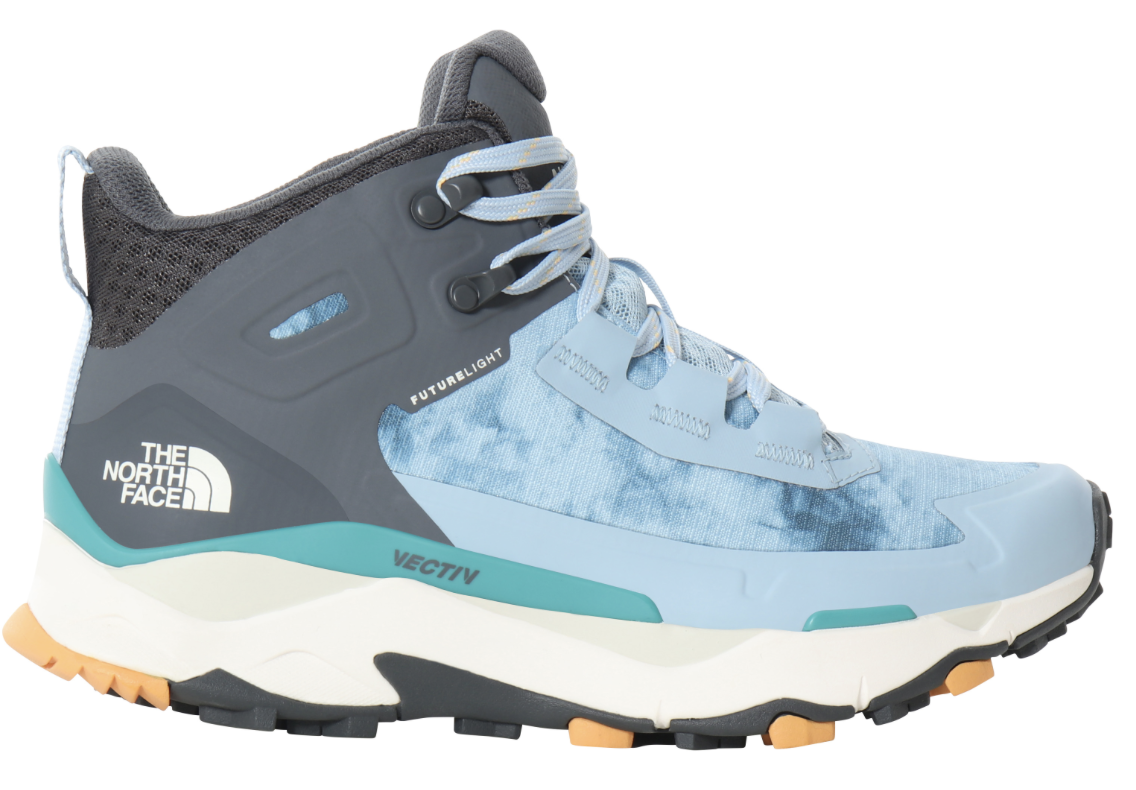 The North Face Women’s Vectiv Exploris Mid FUTURELIGHT Boots–BT Bluretrdye Print