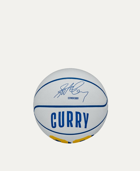 Wilson NBA Player Icon Golden Warriors Steph Curry Basketball/ White/ RRP £22