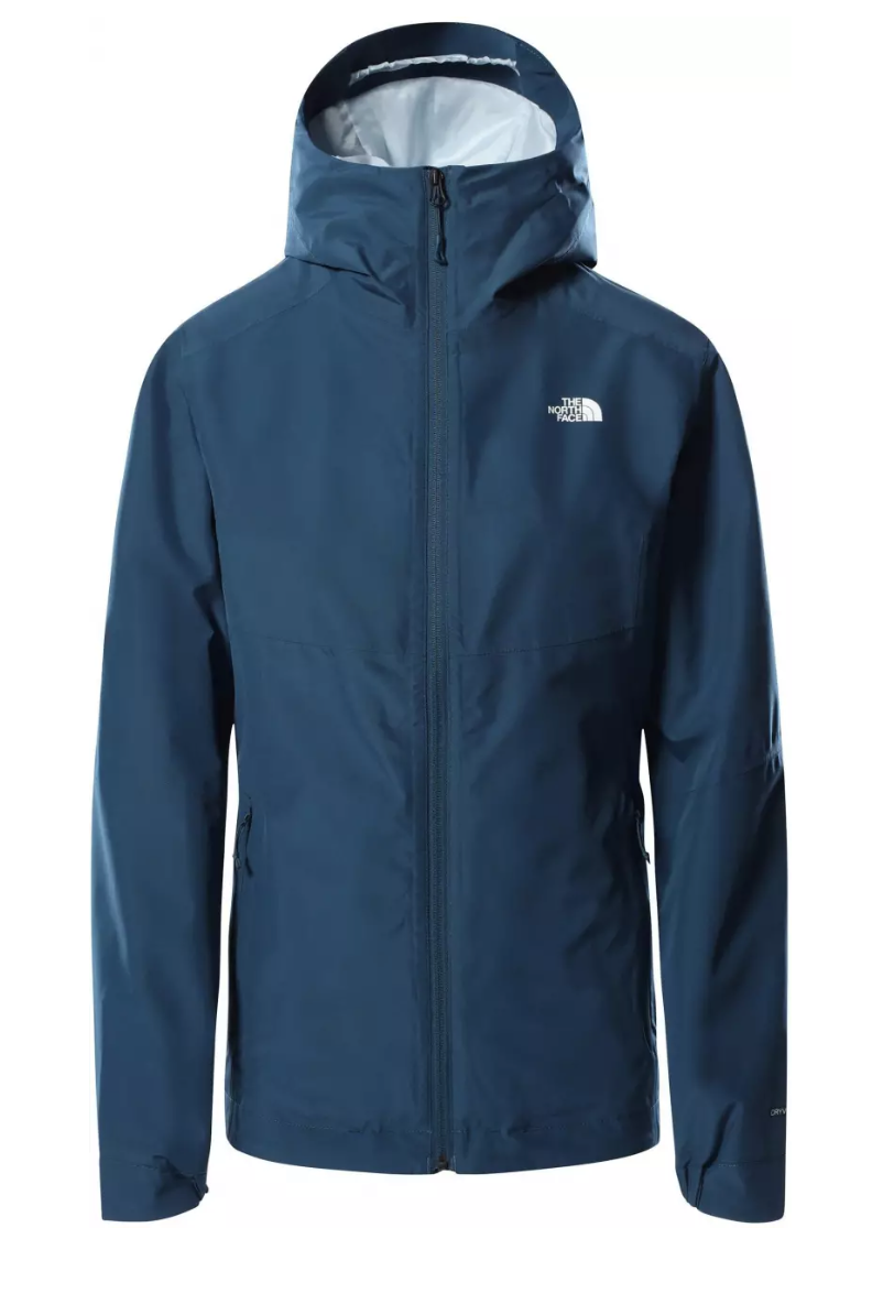 The North Face Women’s Hikesteller Print Jacket – Monterey Blue, Rain Jacket