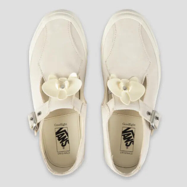Vans X Goodfight OG Style 93 LX Trainers / Marshmallow / RRP £145