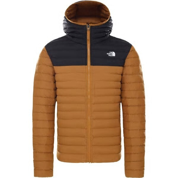 The North Face Mens Stretch Down Hooded Jacket / Timber Tan / RRP £245