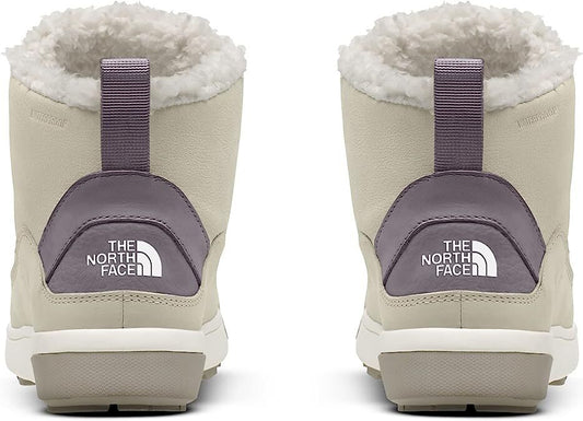 The North Face Women’s Sierra Mid Lace WP- Gard White Silver Grey, Leather Boots