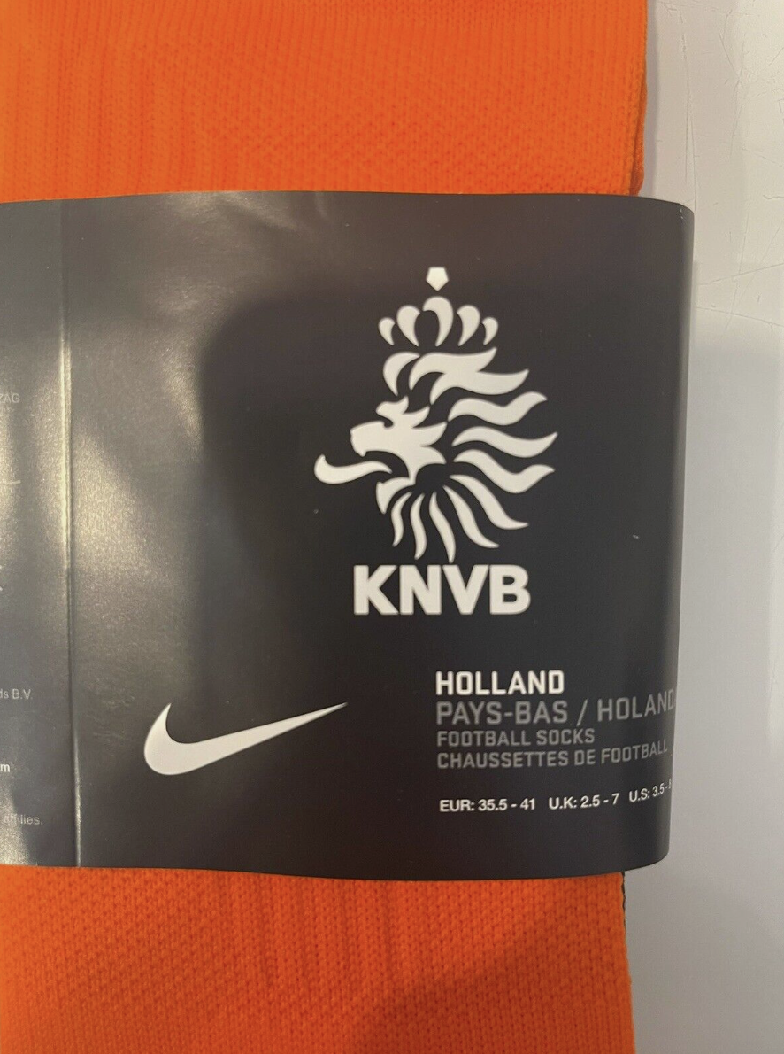 Nike Netherlands Home Orange Football Socks / World Cup 2010 / Orange / RRP £15