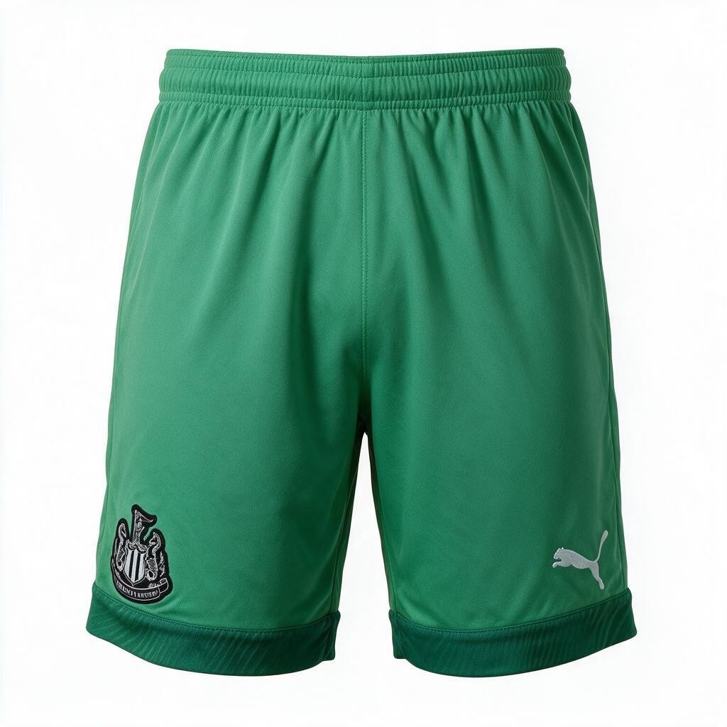 Puma Newcastle United Football Goalkeeper Shorts / Green / RRP £35