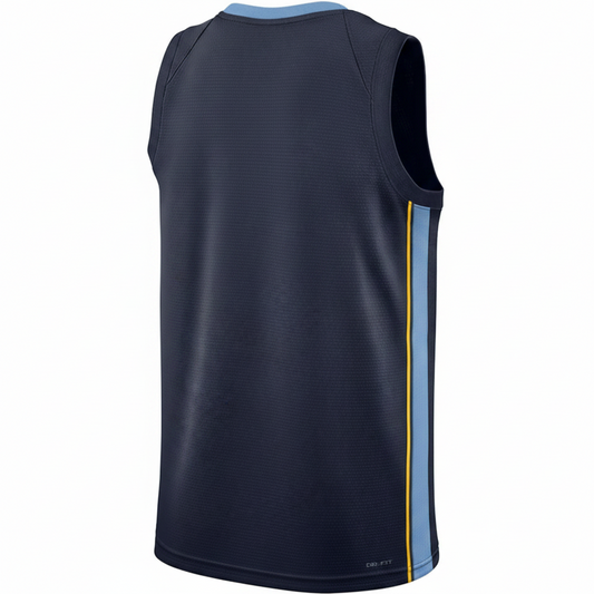 Nike Jordan Mens Memphis Grizzlie Blank Basketball Vest Jersey / Navy / RRP £90