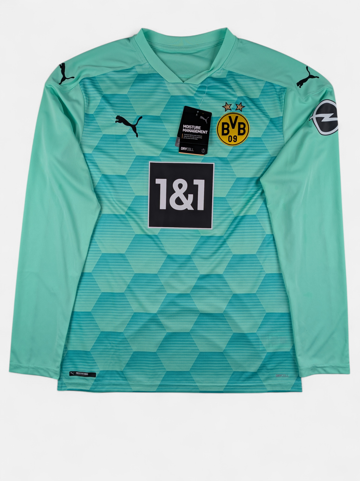 Puma Mens 2020-21 Dortmund GK Football Shirt / BNWT / Green / RRP £65