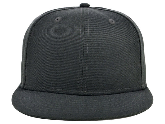Charcoal Snapback Cap / Unisex Plain Hat / RRP £22