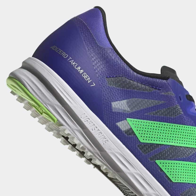 Adidas Mens Adizero Takumi Sen 7 Running Trainers / Blue Green / RRP £120