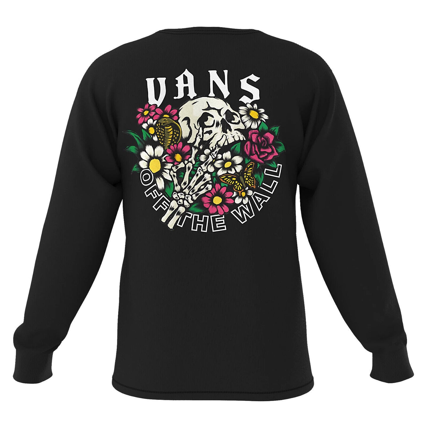 Vans Pushing Up L/S Top / Black / Mens / RRP £30
