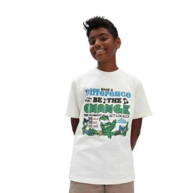 Vans Kids Eco Positivity T-Shirt / White / RRP £35