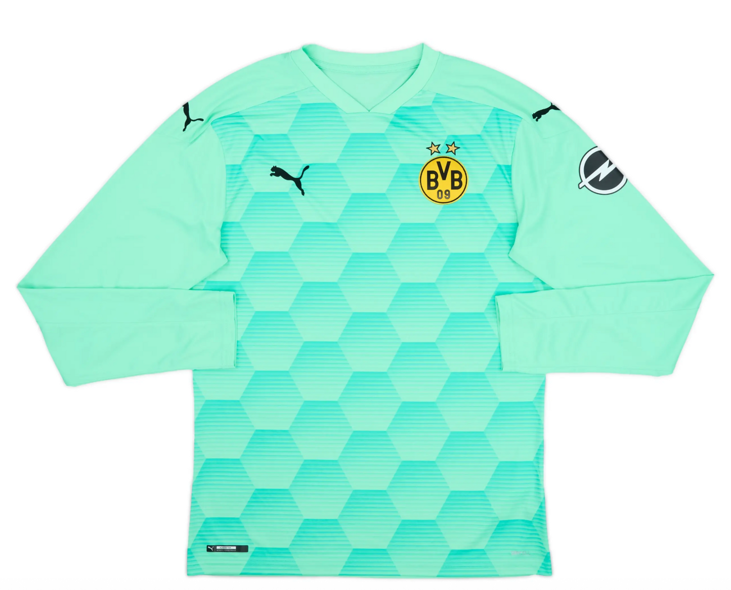 Puma Mens 2020-21 Dortmund Player Issue GK Shirt / Green / RRP £100