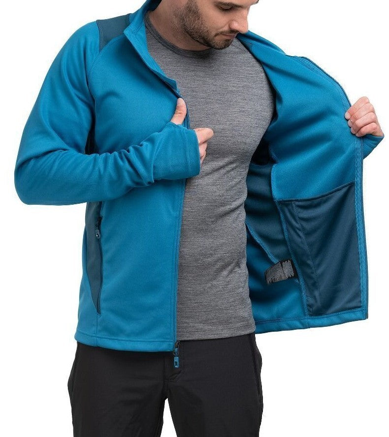 The North Face Men's Athletic Outdoor Full Zip Midlayer Jacket / Blue RRP £90