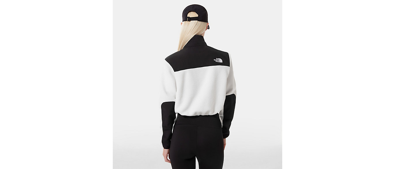 The North Face Women’s Crop Denali Jacket – Gardenia White Outerwear