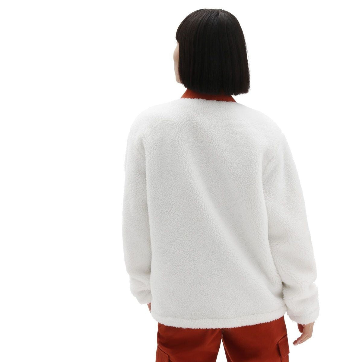 Vans Womens Emma Sherpa Fleece Jacket / Natural / RRP £90
