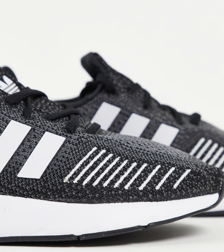 Adidas Women's Swift Run Trainers / Dark Grey White / RRP £85