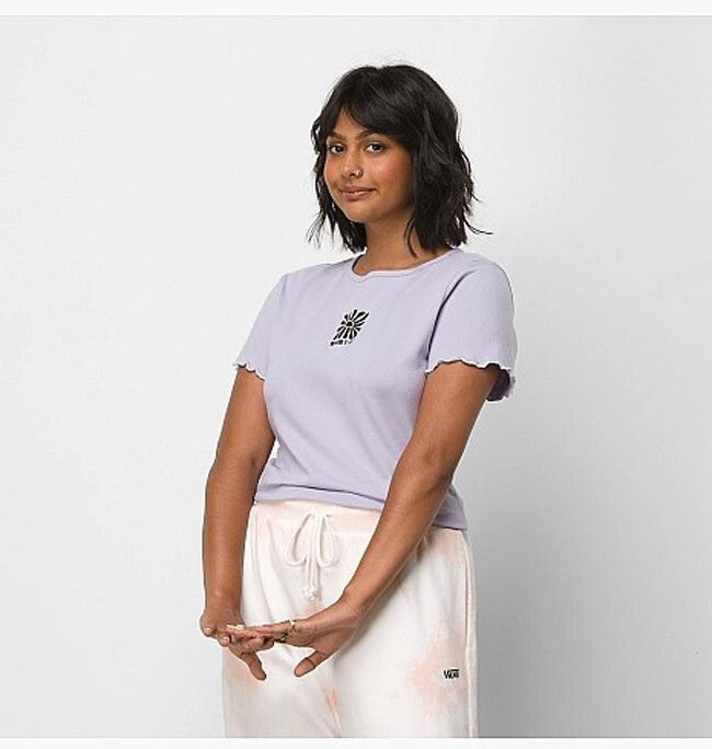 Vans Womens Divine Energy High Tide T-Shirt / Languid Lavender / RRP £30