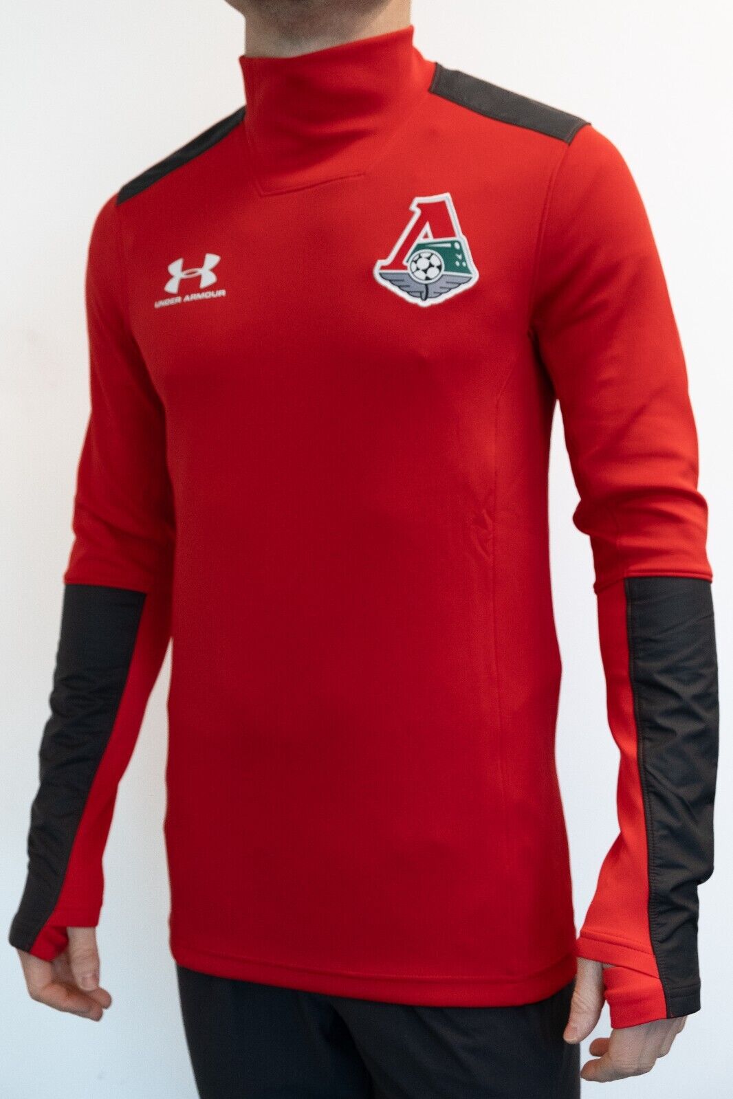 Under Armour 2019-20 Lokomotiv Moscow Training Midlayer / Red / Mens / RRP £50