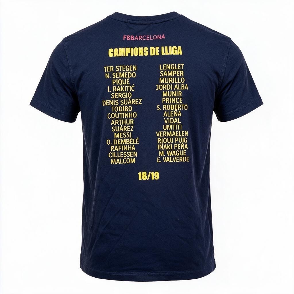 Barcelona Kids Winner Tee / Navy / RRP £20