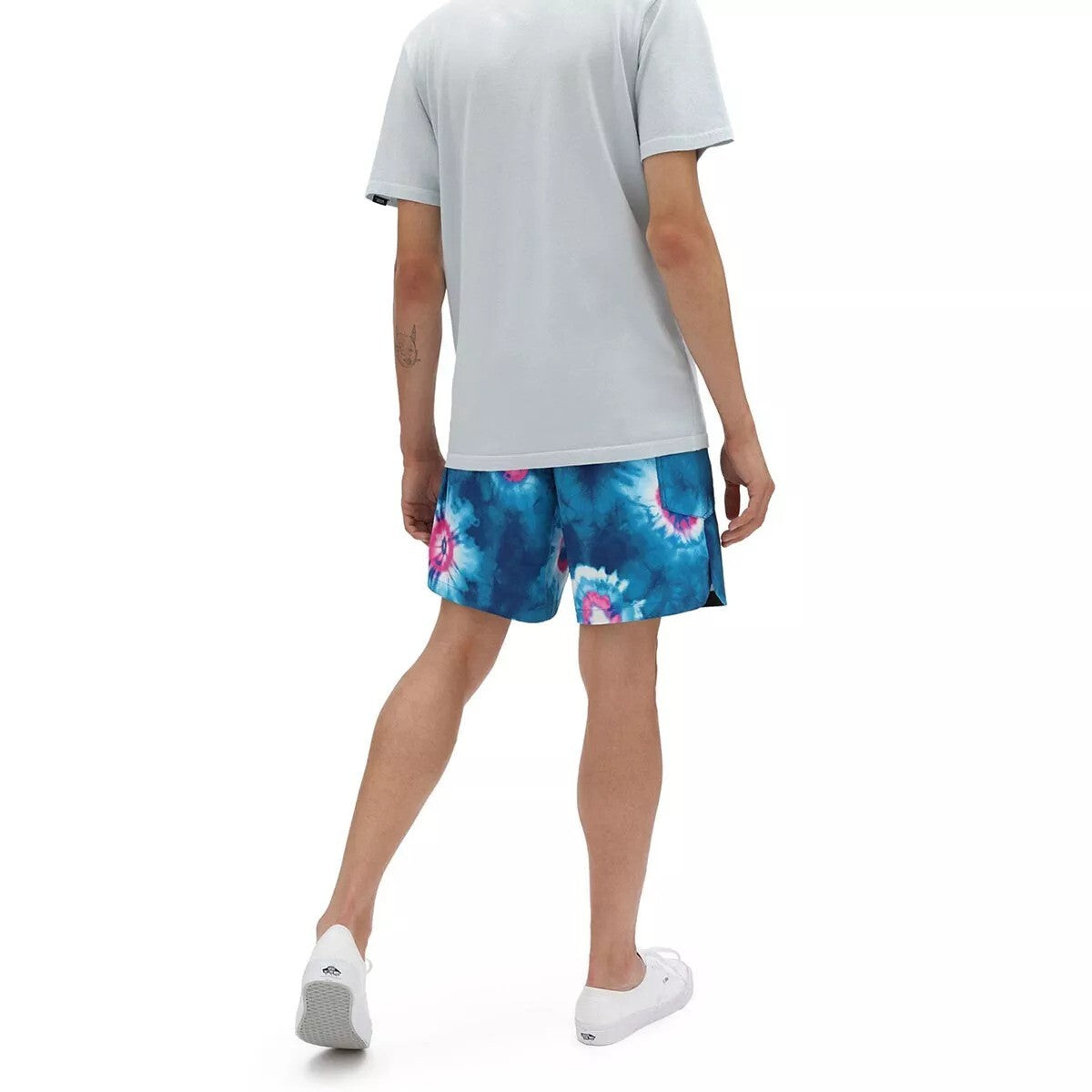 Vans Mens Surf Volley Swim Shorts / Blue Pink / RRP £55