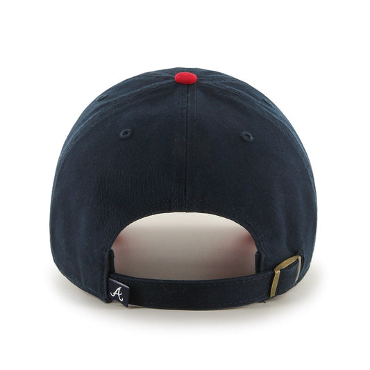 47 Brand Atlanta Braves Clean Up Relaxed Dad Cap / Navy Red / RRP £24