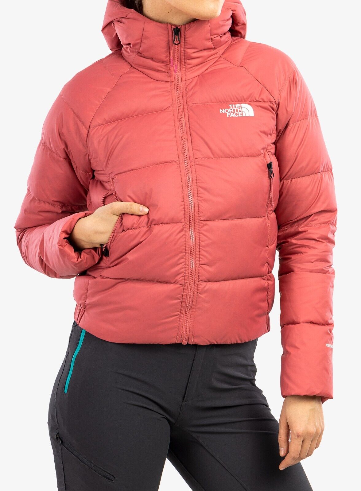The North Face Women's Hyalite Down Puffer Jacket Coat / Slate Rose / RRP £190