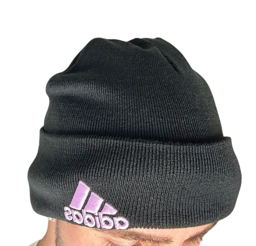 Adidas Unisex All Black Woolie Hat / Black / RRP £18