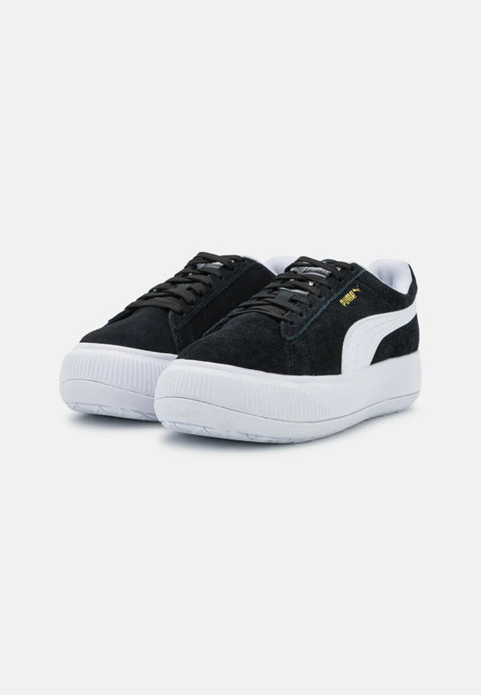 Puma Women's Suede Mayu Trainers Black & White | RRP £80