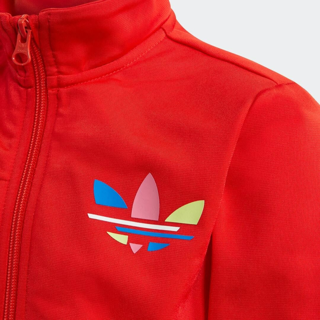 Adidas Kids Adicolor Poly Tracksuit / Red / RRP £38