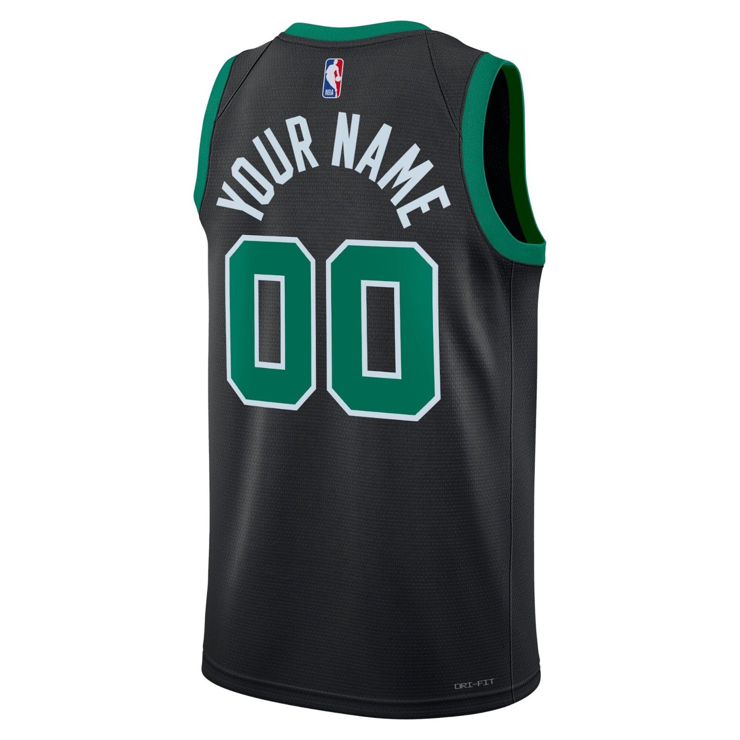 Nike Jordan Mens Boston Celtics Basketball Vest / Black Green / Blank / RRP £90
