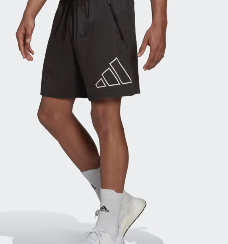 Adidas Mens Train Icon 3 Bar Logo Training Short / Black / RRP £35