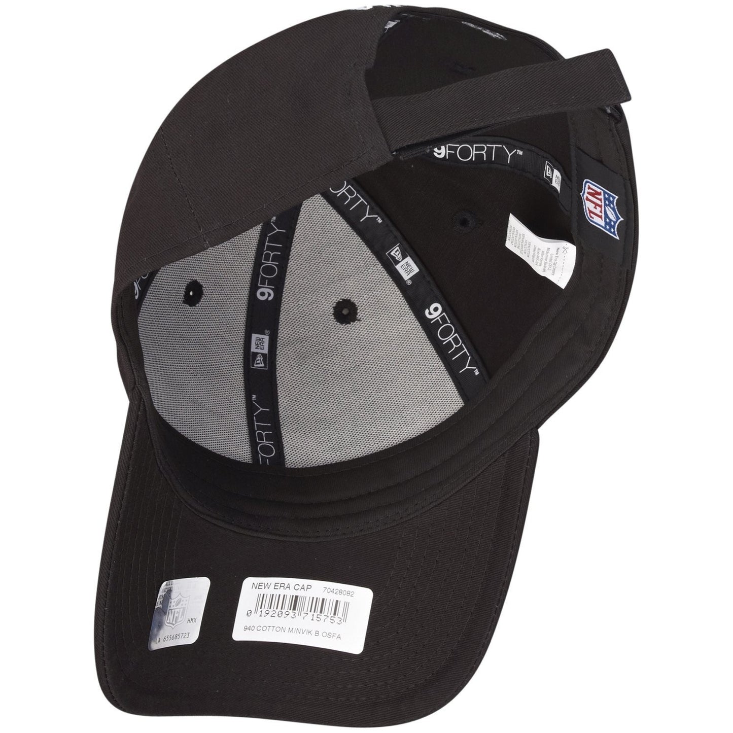 New Era Green Bay Packers NFL 9FORTY Cap / Black White / RRP £24