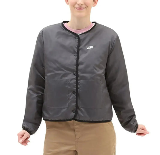 Vans Womens Reversible Quilted Puffer Jacket / Black / RRP £80