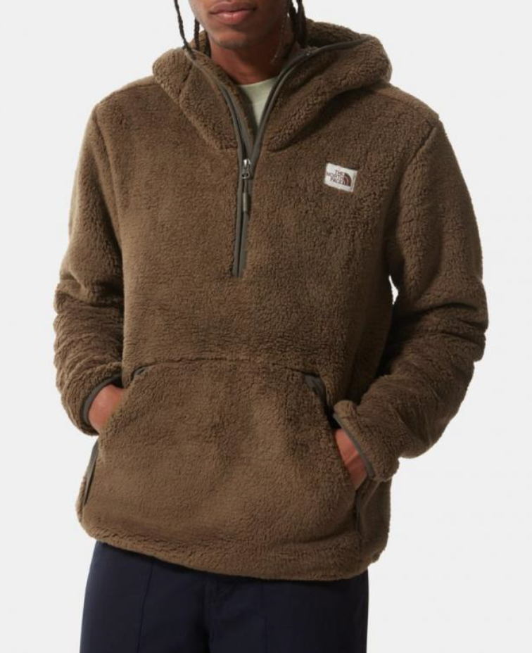 The North Face Men's Campshire Pullover Hooded Fleece / BNWT / Military Olive
