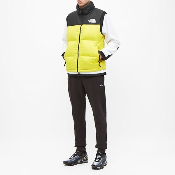 THE NORTH FACE MENS / 1996 RETRO NUPTSE PUFFER VEST / LEMON / M / RRP £199