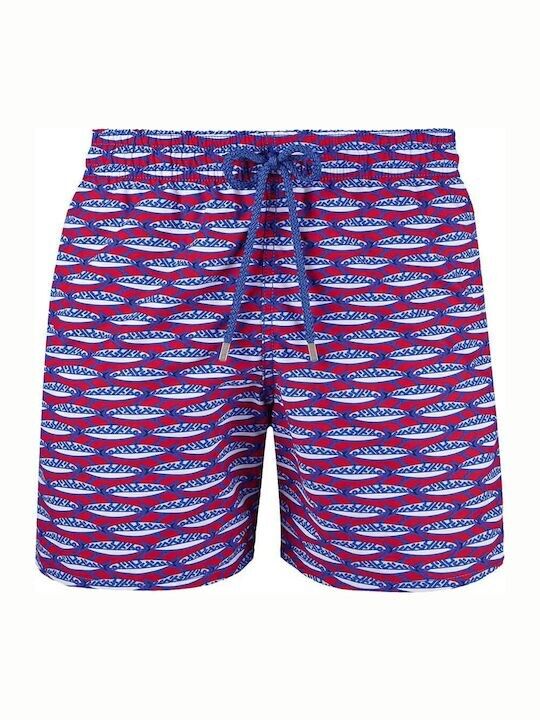 Vilebrequin Swim Shorts / Men’s / Moorea / Grosille Red / RRP £225