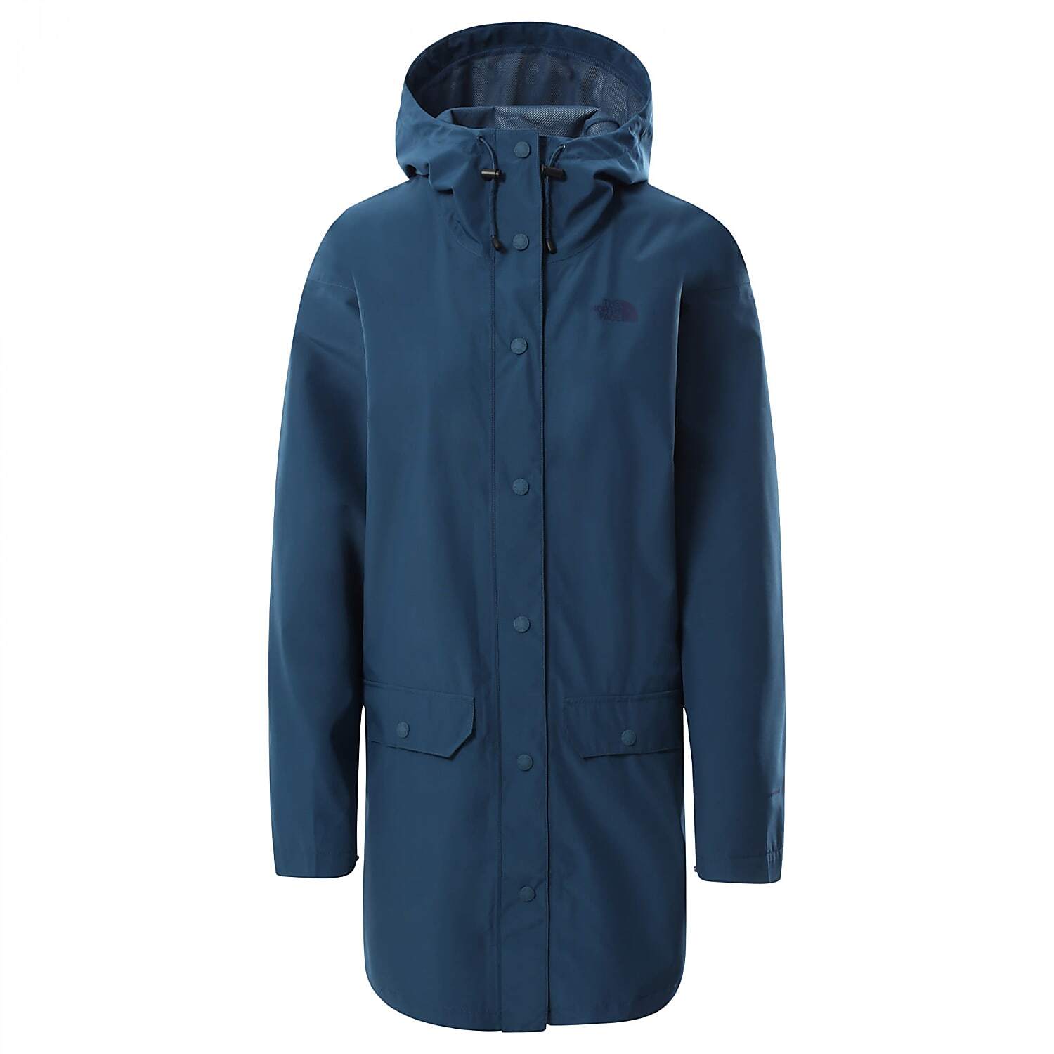 The North Face Womens Woodmont Rain Jacket / Monterey Blue / RRP £235