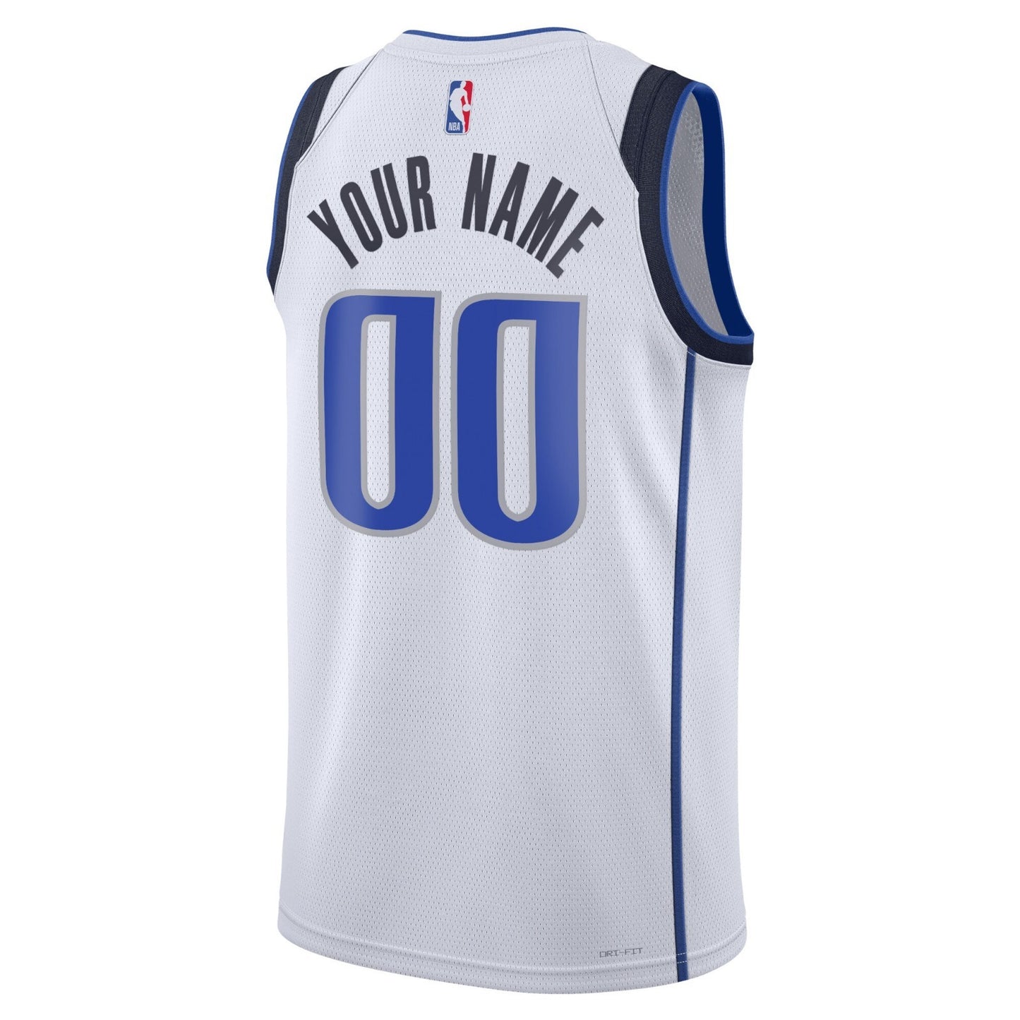 Nike Men's Dallas Mavericks Blank Basketball Jersey / White / RRP £90