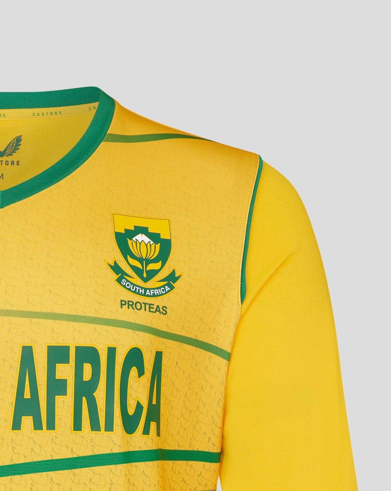 Castore Mens Cricket South Africa Pullover T20 / BNWT / Yellow / RRP £65