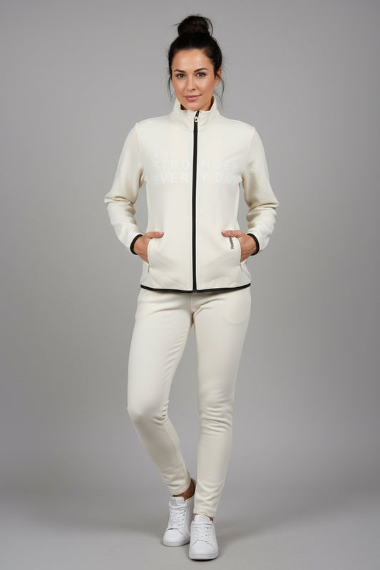 Reebok Womens One Series Winter Warm Track Jacket / Chalk White / RRP £70