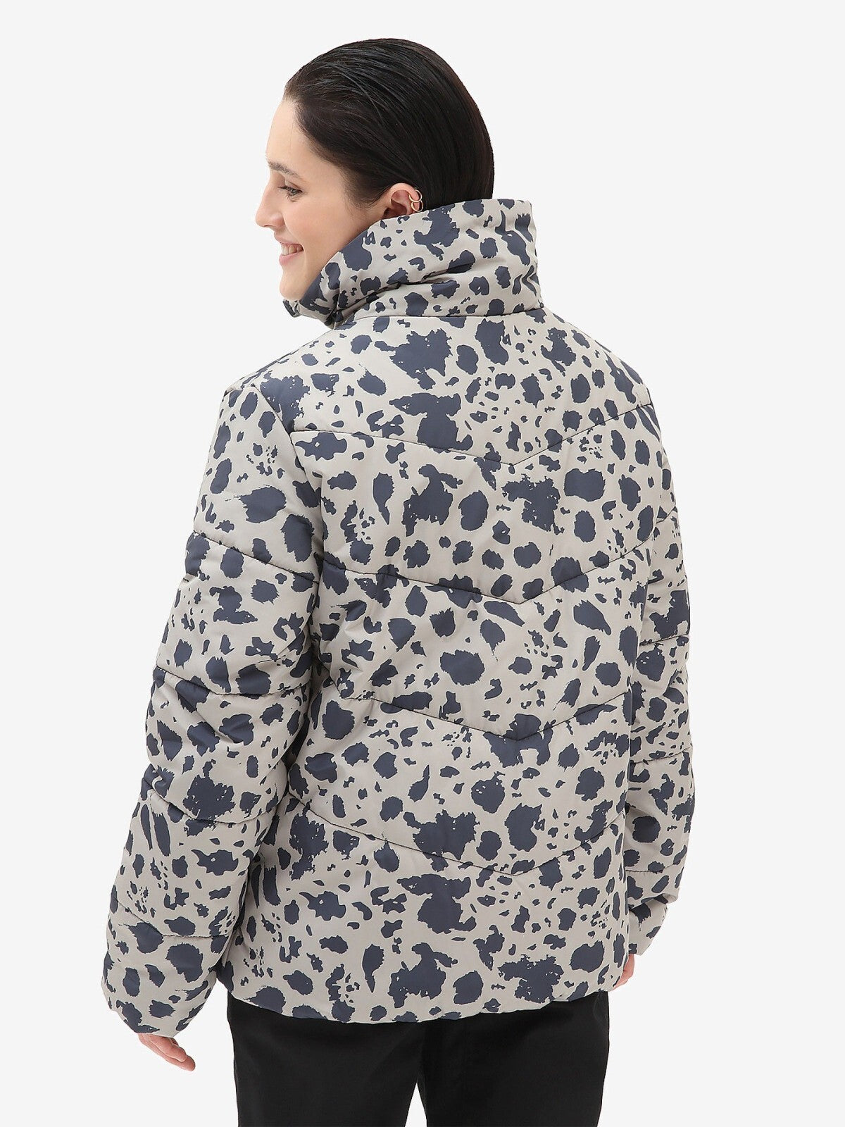 Vans Womens Foundry Print Mte Puffer Jacket / Black / RRP £120