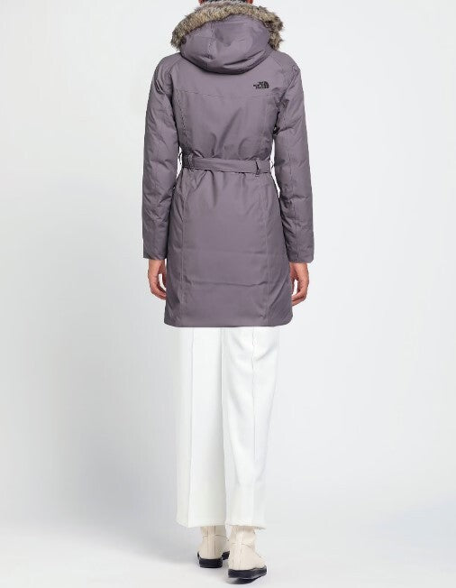 The North Face Womens Brooklyn Parka Coat / Grey Purple / RRP £325