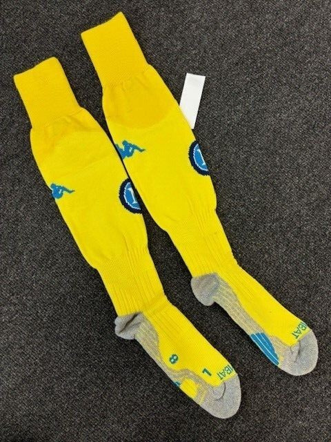 Kappa Kids Napoli Football Socks / Yellow / 2017-18 Away Kit / RRP £13