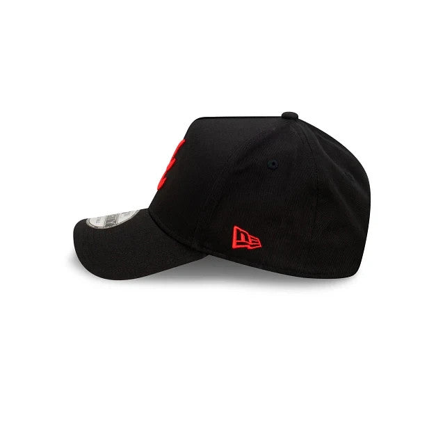 New Era Atlanta Braves MLB 9Forty A-Frame Snapback Cap / Black / RRP £27
