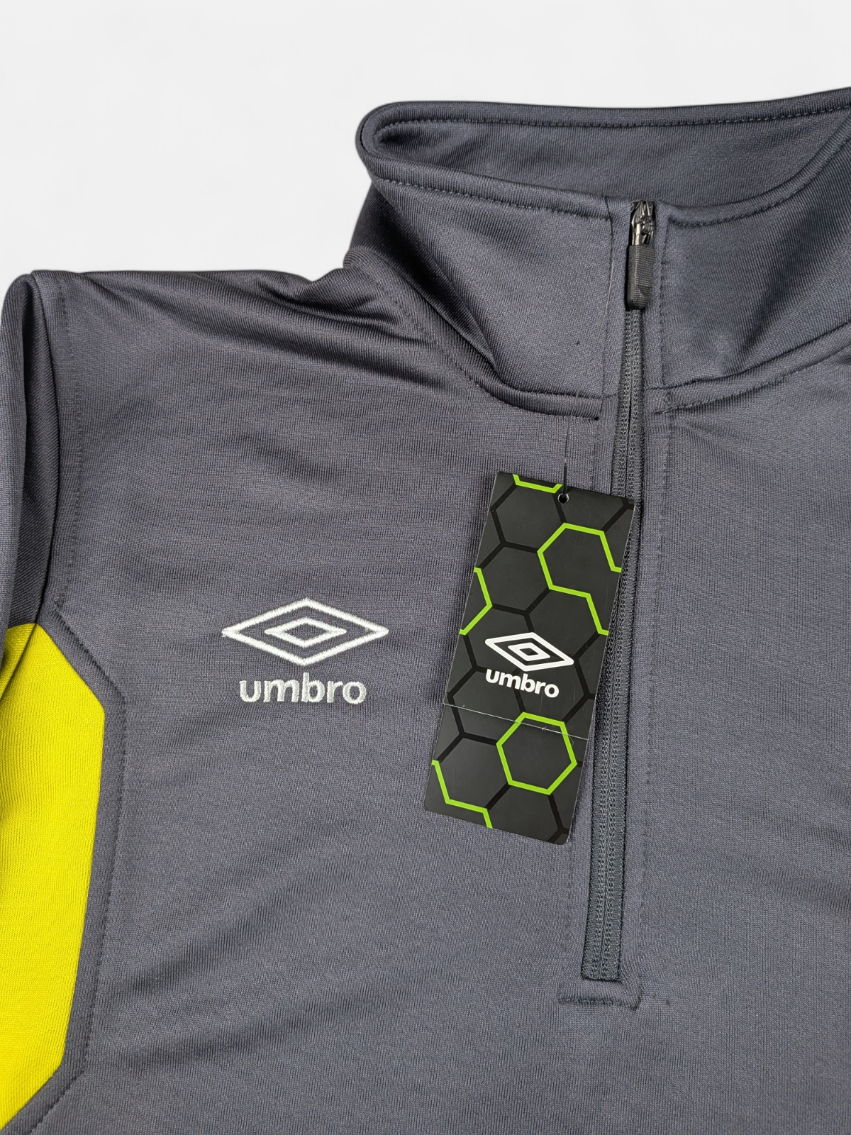 Umbro Mens 2017-18 Ludogorets Razgrad 1/2 Zip Training Top / BNWT /Grey /RRP £50