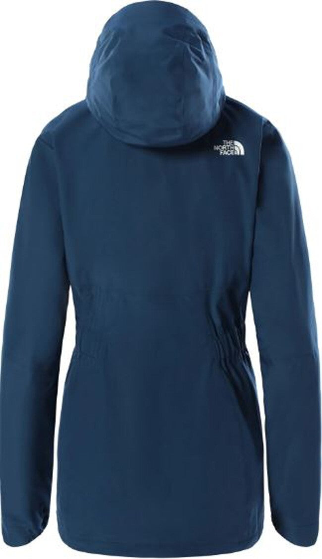 The North Face Womens Monterey Blue Hikestellar Parka Shell Rain Coat / RRP £155