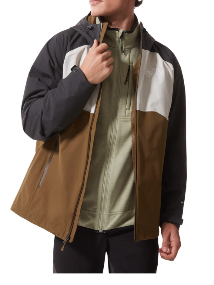 The North Face Mens Stratos Jacket / BNWT / Military Olive / RRP £145